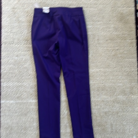 Chico's Women's Pants in Deep Purple NWT size 00 short - Picture 9 of 14